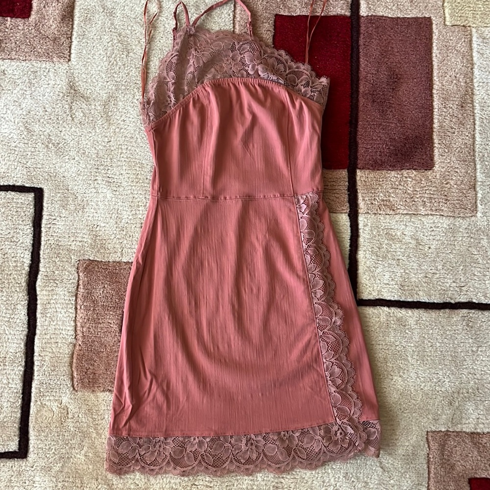 Free people one shoulder mini dress